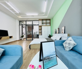 CHDV 1 phòng ngủ view kính có ban công siêu xịn quận Bình Thạnh